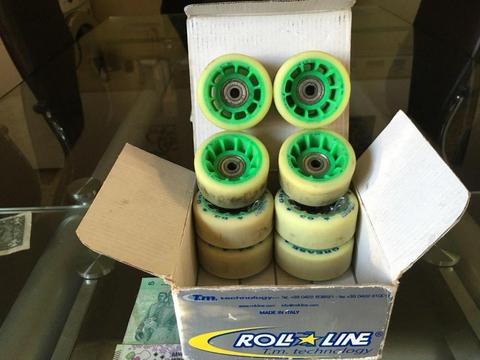 Ruedas Rollline Fox 4 Unidades Con Rulemanes Rollline Abec9