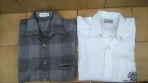 2 Camisas De Hombre Mangas Largas T 42