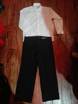 Camisa Y Pantalon Negro Talle12