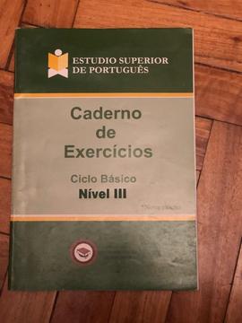Caderno de Exercicios - Ciclo Básico Nivel Iii - Cui Usado