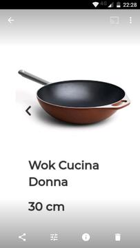 Wok Caserola Cucina Donna