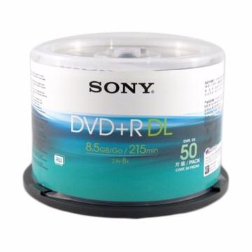 100 Dvdr Dl 8,5gb Sony Printable!