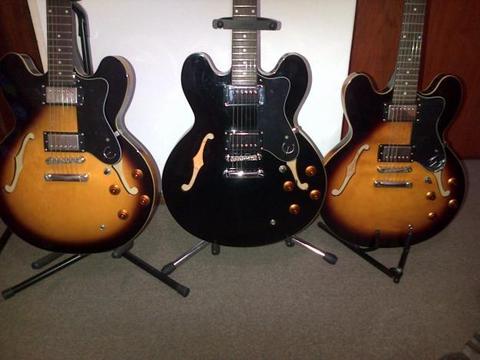 EPIPHONE 335 DOT BY GIBSON SON 3 Y PUAS FENDER, IBANEZ, WASHBURN, CORT, ARIA
