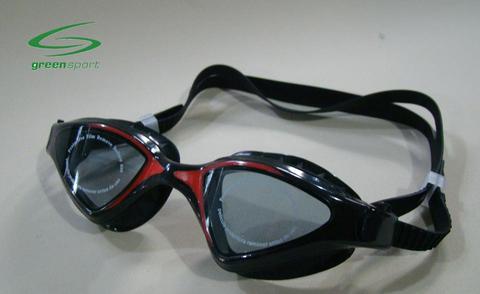Anteojos para natacion De Silicona con Estuche Art Gs20 Green Sport