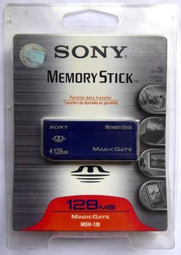 Memory Stick SONY MagicGate MSH128 de 128 MB