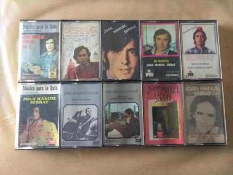 Cassettes Joan Manuel Serrat Compra minima 3 unidades