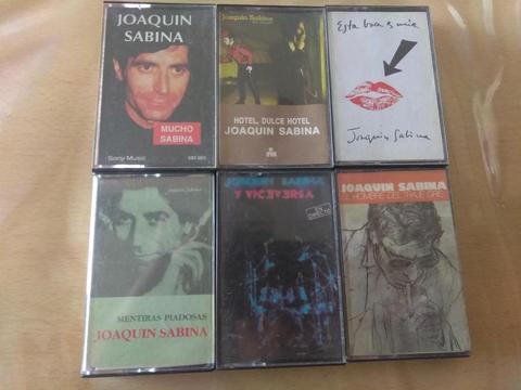 Cassettes Joaquin Sabina Compra minima 3 unidades