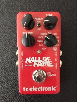 Pedal Reverb Tc electronic Hall of fame