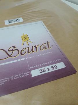 Hardboard Entelado Seurat ×9
