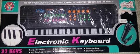Teclado Organo Musical Electronico Con Microfono 37 Teclas