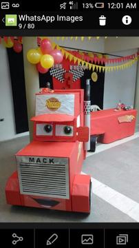 Camion Mack Cars Decoracion Fiestas Infa