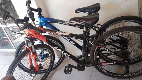 Bicicleta tipo mtb con freno de disco shimano