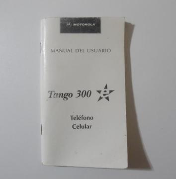 Manual Del Usuario Celular Motorola Tango 300