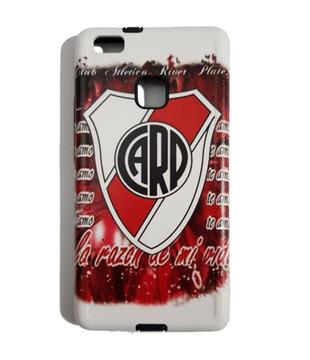 Funda Rígida Anti Golpes Fútbol River Huawei P9 Lite