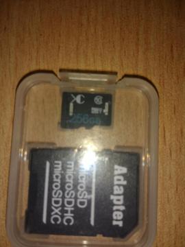 Vendo tarjeta de memoria micro SD de 256 GB nueva