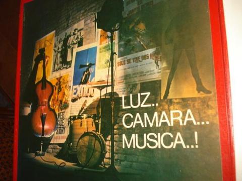 DISCOS 9 LP COLECCIÓN LUZ... CAMARA... MUSICA!!! DE PELICULAS CBS