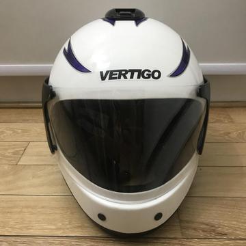 Casco Vertigo Ik 2500 Color Blanco Y Negro Buen Estado