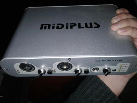 Interface de grabacin MIDIPLUS audiolink 4x4