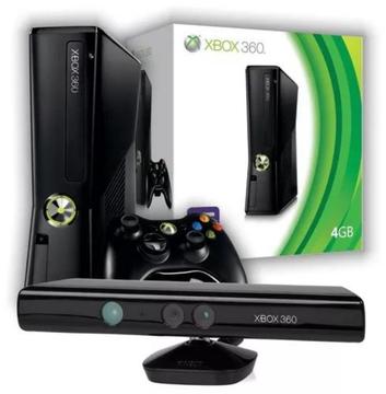 X Box 360 con 4 Gb Kinect 2 Control