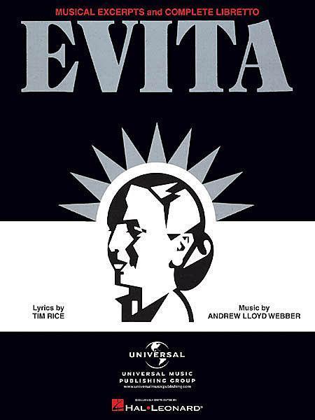 Evita partitura 11 Canciones libreto Completo ingles zona tribunales