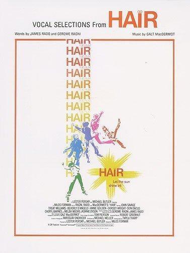 Hair partitura 22 Canciones ingles