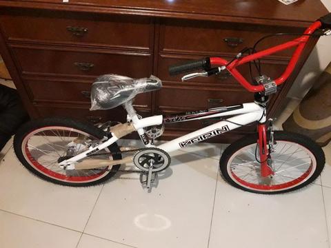 Bicicleta Freestyle Roja Y Blanca Rod.20