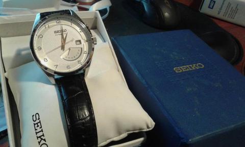 reloj seikko kinetic impecable caja manuales...dia y fecha