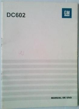 Manual Original Stereo Philips Dc602 Chevrolet Gm