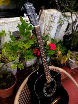 Guitarra Fender Electroacc Cd60ce Black