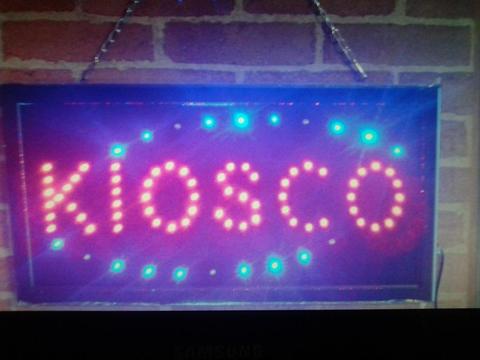 CARTEL DOBLE LADO KIOSCO DOBLE FAZ imperdible oferta !! ultimos!!