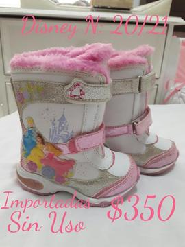 Zapatillas Botitas Disney Princesas