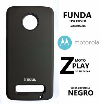 Funda Alto Impacto Negra Motorola Moto Z Play 5.5