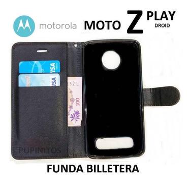 Funda Libro Billetera Motorola Moto Z Play Droid