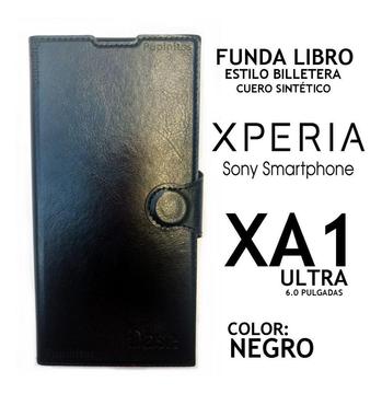 Funda Libro Estilo Billetera Sony Xperia Xa1 Ultra