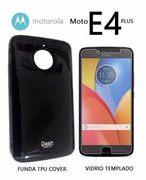 Funda Rígida Vidrio Templado Motorola Moto E4 Plus  $ 450