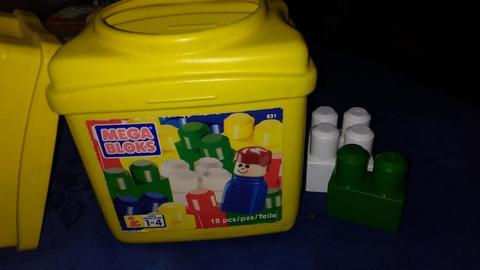 Mega Block 18 Piezas. Ideal Dia del Nino!!! Oportunidad