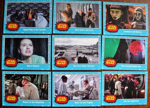 Star Wars trading cards journey to the last jedi Topps