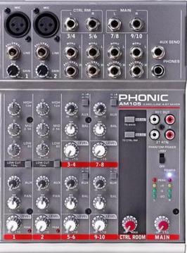 Mixer Phonic Am 105