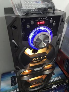 49 cm de alto parlante con Bluetooth control remoto usb sd aux FM