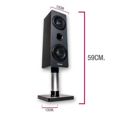 Parlante Noga color blanco o negro con Bluetooth, USB, Radio FM, SD, AUX! Calidad y estética!