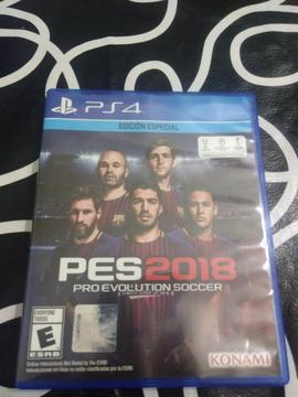 PES 2018 PS4 En buen estado