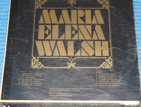 Vinilo Disco María Elena Walsh