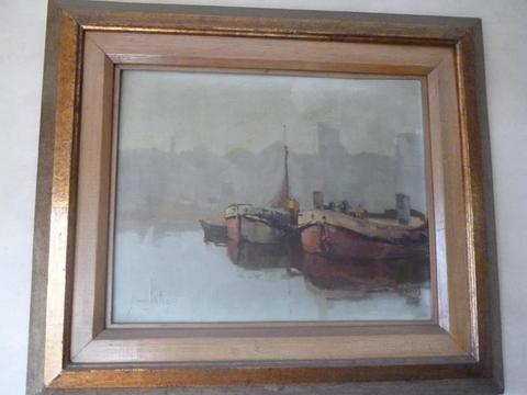 CUADRO DE CLAUDIO GORRACHATEGUI MARINA