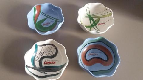 DIVINOS Copetineros Mini Bowls Ceramica Excelente Estado!