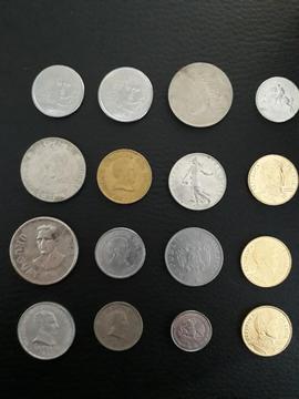 16 Monedas Extranjeras
