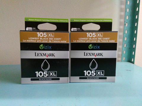 Vendo cartuchos para impresora Lexmark