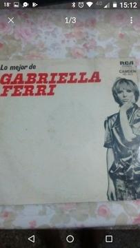 Disco Vinilo. Gabriela Ferri