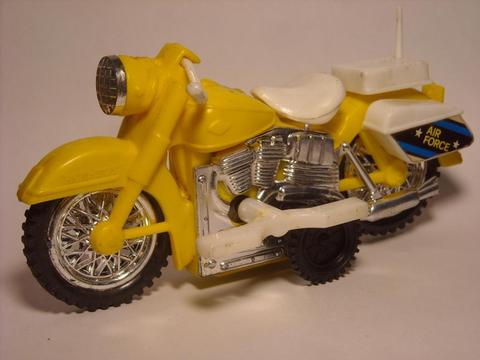 Rara Motocicleta Miniatura De Plastico Vintage Air Force De Hong Kong