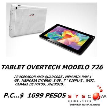 tablet overtech ov 726 promo dia del niño