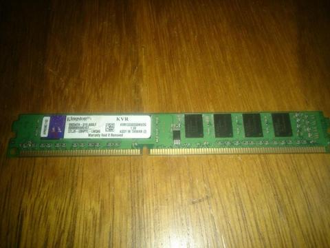 Ram kingston 2GB DDR3 1333Mhz